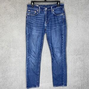 Levi's 511 Mens Jeans sz 29x30 Blue Denim Straight Leg Medium Wash Slim Fit